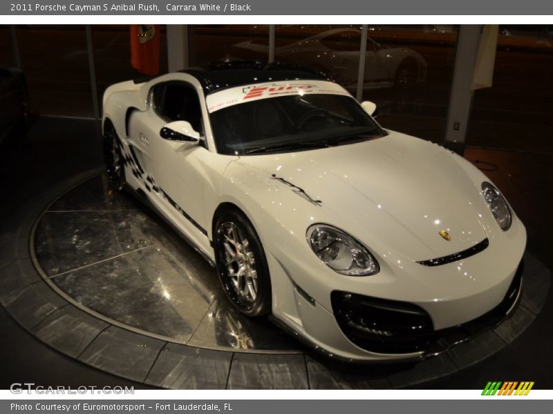 Carrara White / Black 2011 Porsche Cayman S Anibal Rush