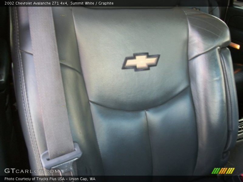 Summit White / Graphite 2002 Chevrolet Avalanche Z71 4x4