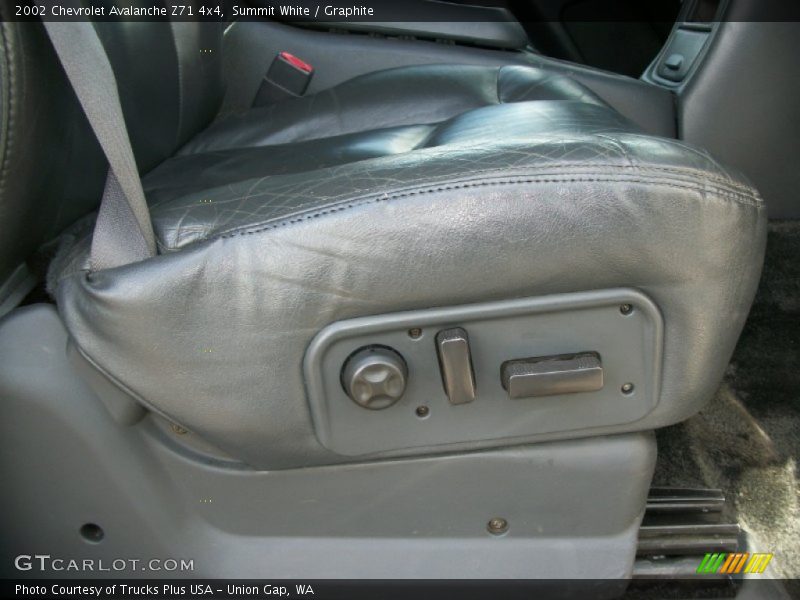 Summit White / Graphite 2002 Chevrolet Avalanche Z71 4x4