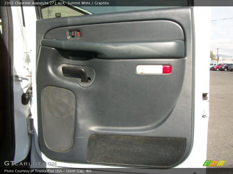 Summit White / Graphite 2002 Chevrolet Avalanche Z71 4x4