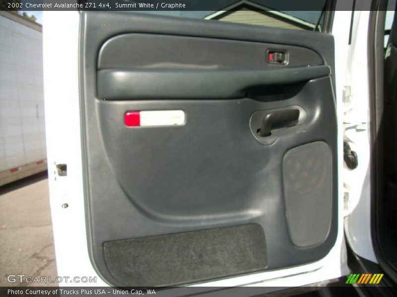 Summit White / Graphite 2002 Chevrolet Avalanche Z71 4x4