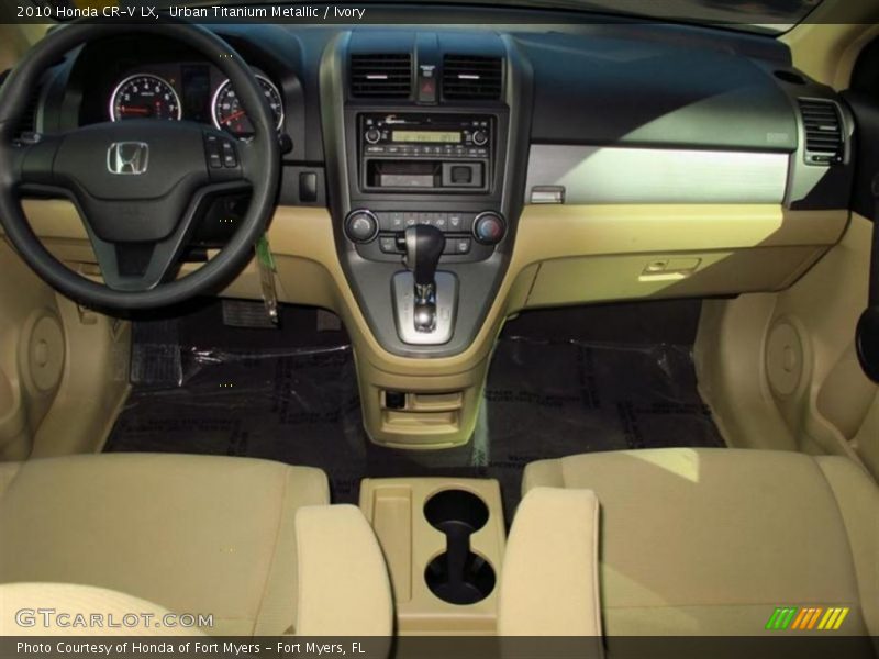 Urban Titanium Metallic / Ivory 2010 Honda CR-V LX