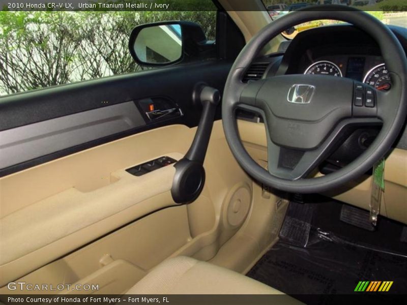 Urban Titanium Metallic / Ivory 2010 Honda CR-V LX
