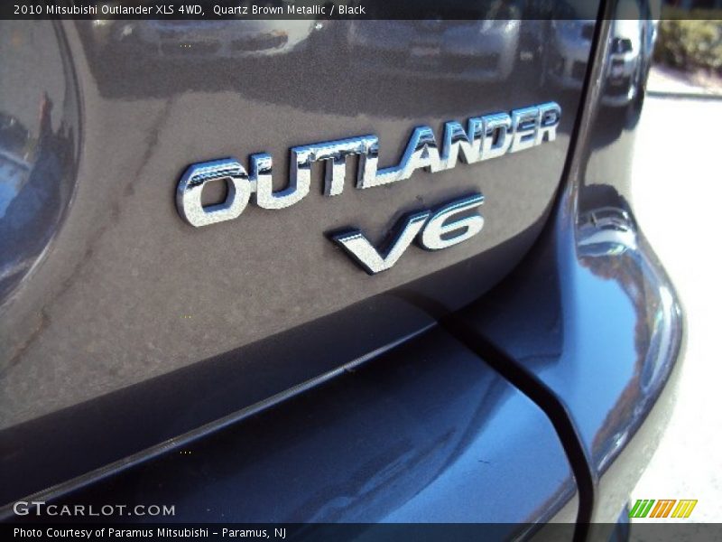 Quartz Brown Metallic / Black 2010 Mitsubishi Outlander XLS 4WD
