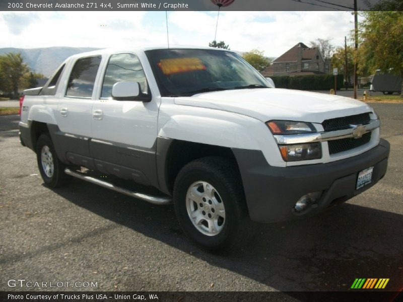 Summit White / Graphite 2002 Chevrolet Avalanche Z71 4x4