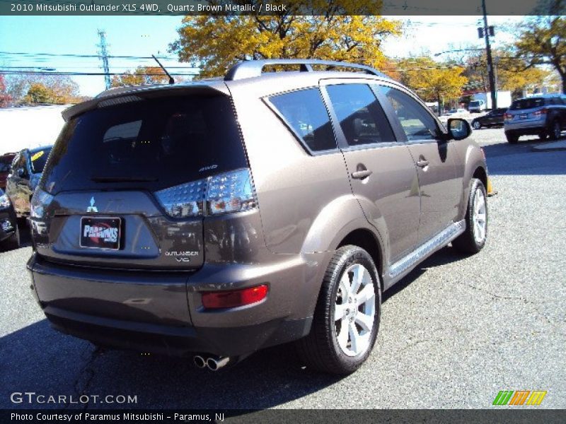 Quartz Brown Metallic / Black 2010 Mitsubishi Outlander XLS 4WD