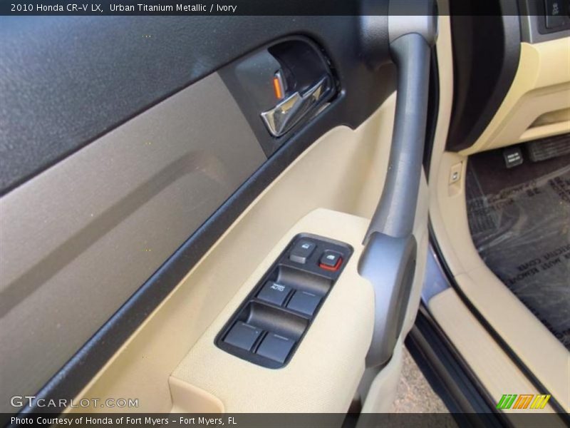 Urban Titanium Metallic / Ivory 2010 Honda CR-V LX