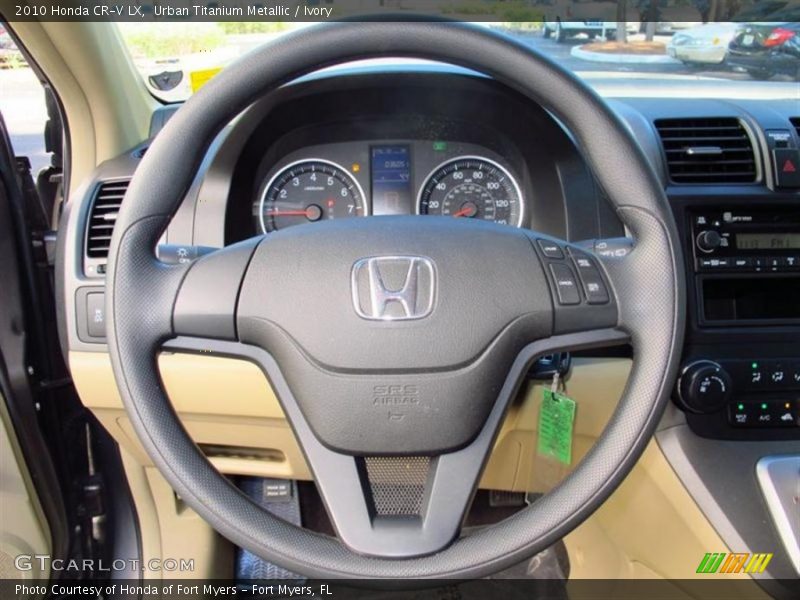 Urban Titanium Metallic / Ivory 2010 Honda CR-V LX