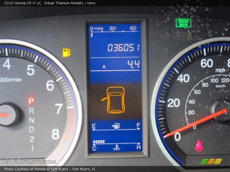 Urban Titanium Metallic / Ivory 2010 Honda CR-V LX