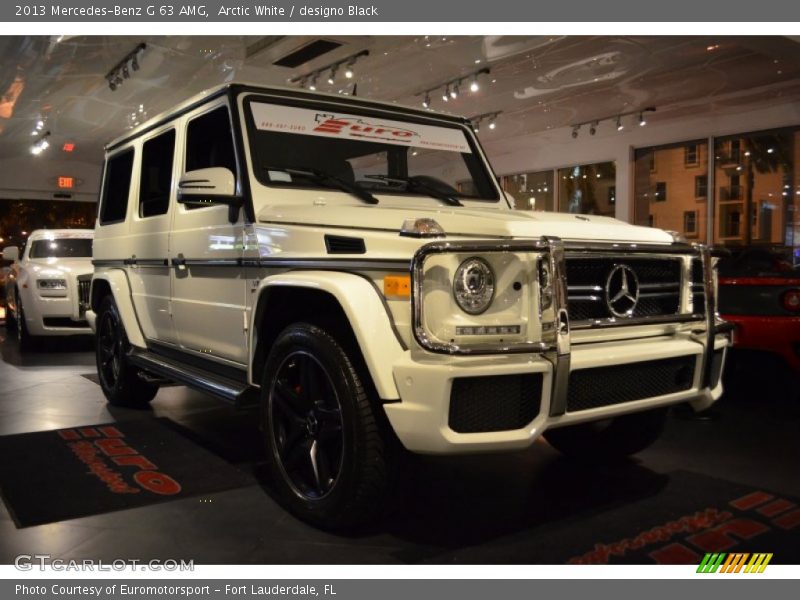 Arctic White / designo Black 2013 Mercedes-Benz G 63 AMG