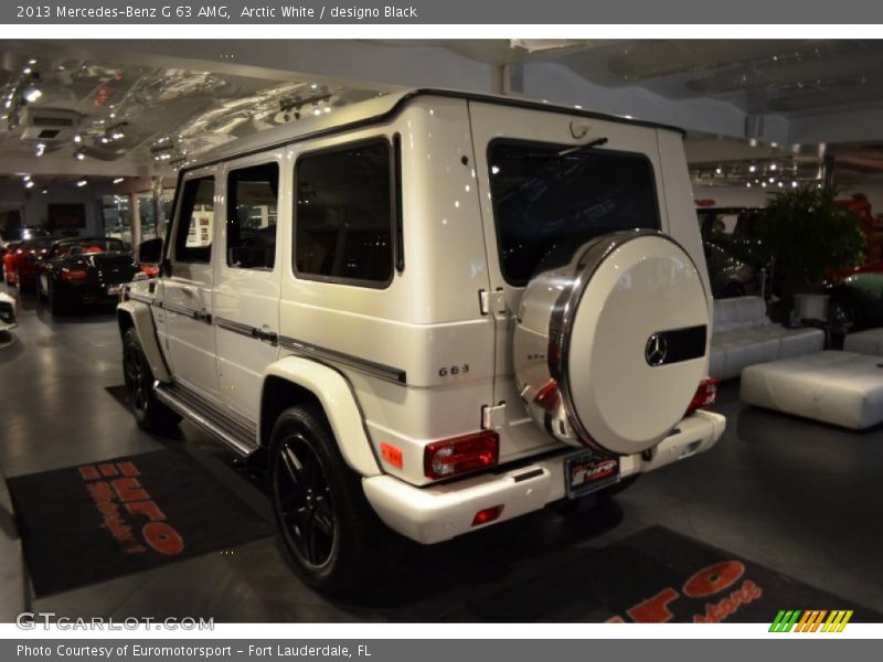 Arctic White / designo Black 2013 Mercedes-Benz G 63 AMG