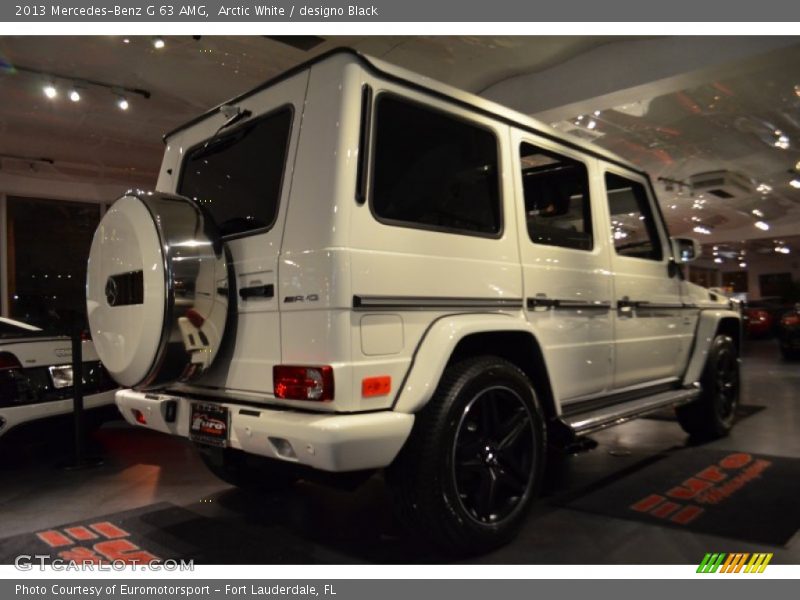 Arctic White / designo Black 2013 Mercedes-Benz G 63 AMG