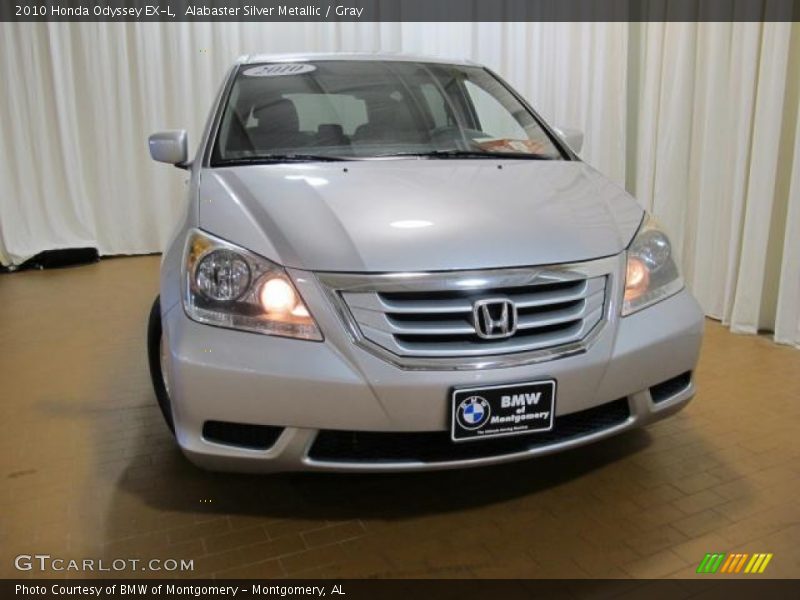 Alabaster Silver Metallic / Gray 2010 Honda Odyssey EX-L