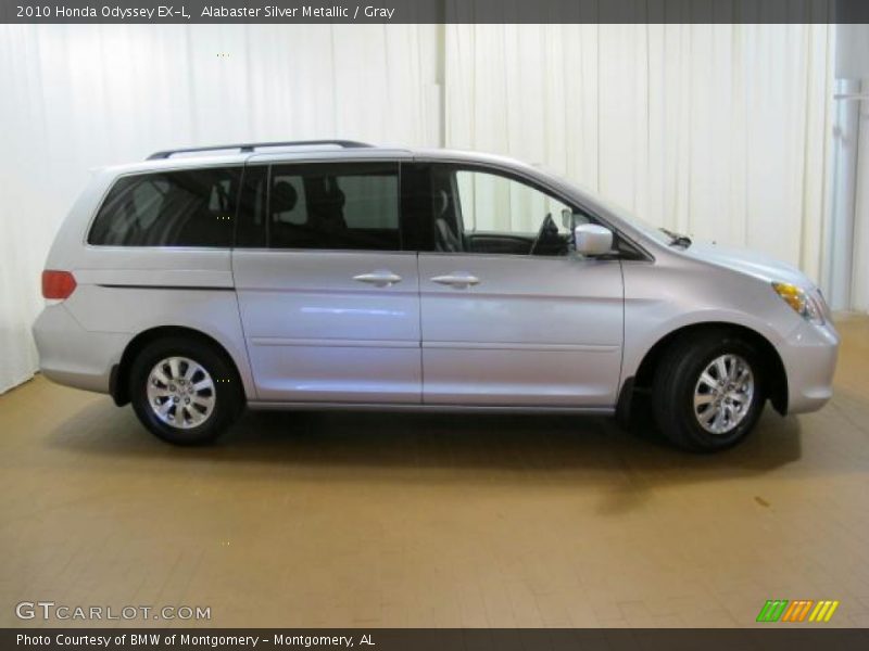 Alabaster Silver Metallic / Gray 2010 Honda Odyssey EX-L