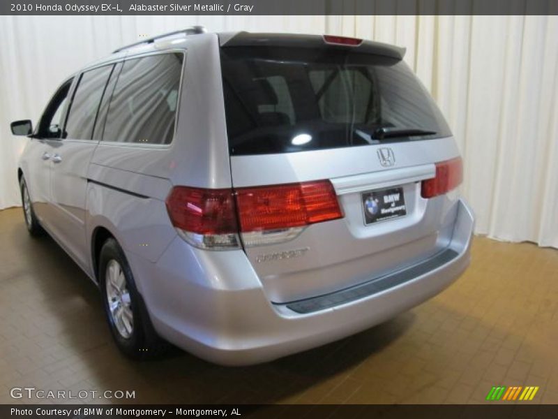 Alabaster Silver Metallic / Gray 2010 Honda Odyssey EX-L