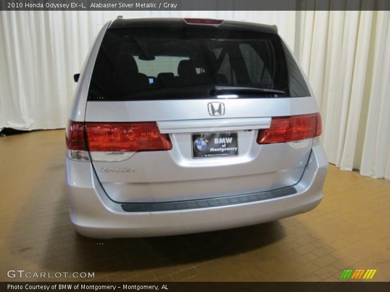Alabaster Silver Metallic / Gray 2010 Honda Odyssey EX-L
