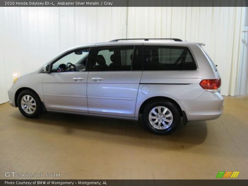 Alabaster Silver Metallic / Gray 2010 Honda Odyssey EX-L
