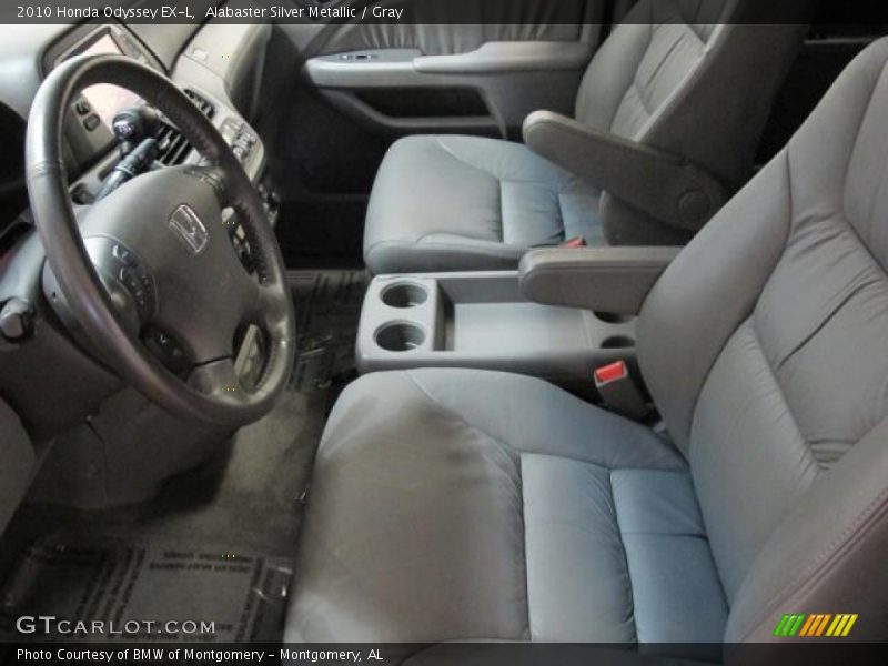 Alabaster Silver Metallic / Gray 2010 Honda Odyssey EX-L
