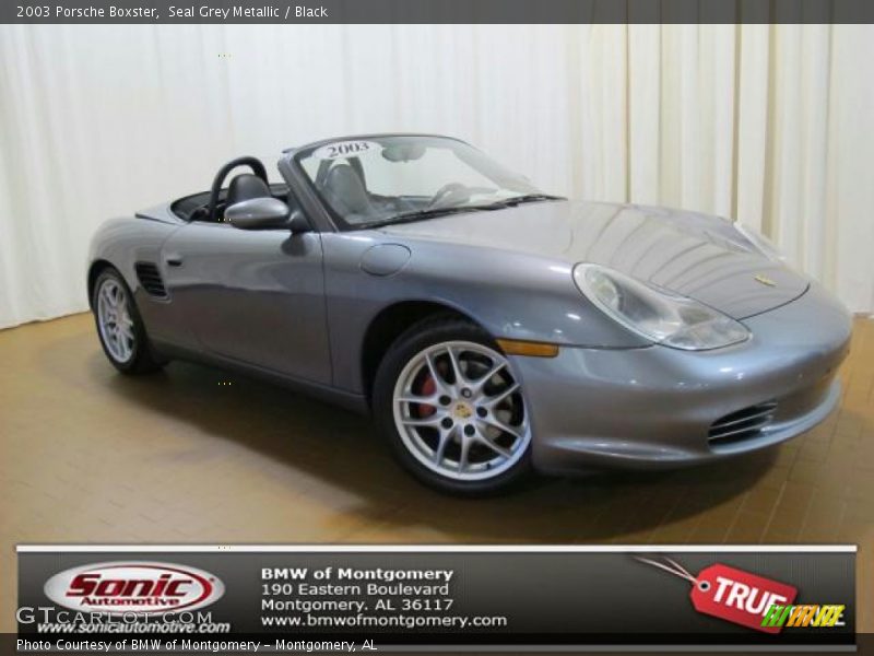 Seal Grey Metallic / Black 2003 Porsche Boxster