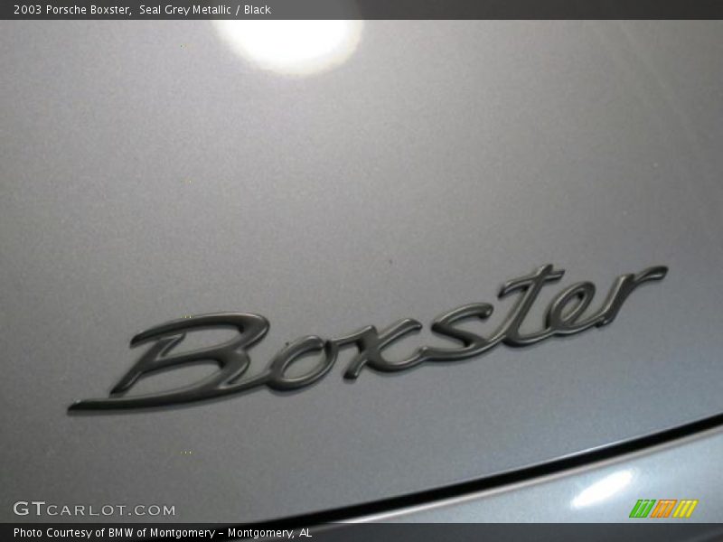 Seal Grey Metallic / Black 2003 Porsche Boxster