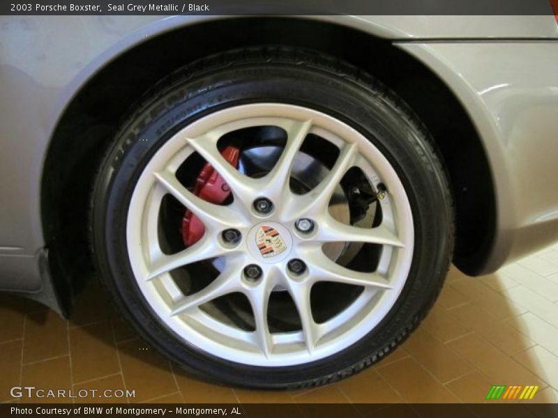 Seal Grey Metallic / Black 2003 Porsche Boxster