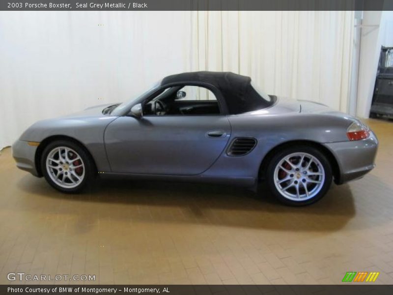 Seal Grey Metallic / Black 2003 Porsche Boxster