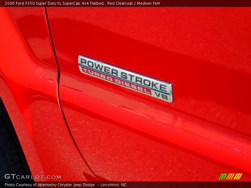 Red Clearcoat / Medium Flint 2006 Ford F350 Super Duty XL SuperCab 4x4 Flatbed