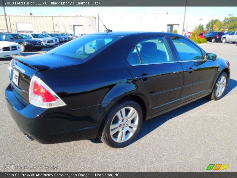 Black Ebony / Charcoal Black 2008 Ford Fusion SEL V6