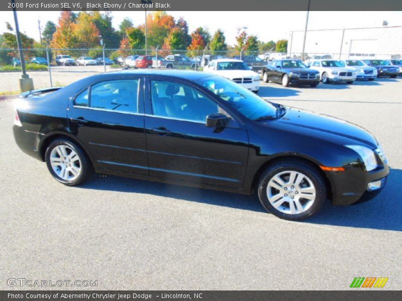 Black Ebony / Charcoal Black 2008 Ford Fusion SEL V6