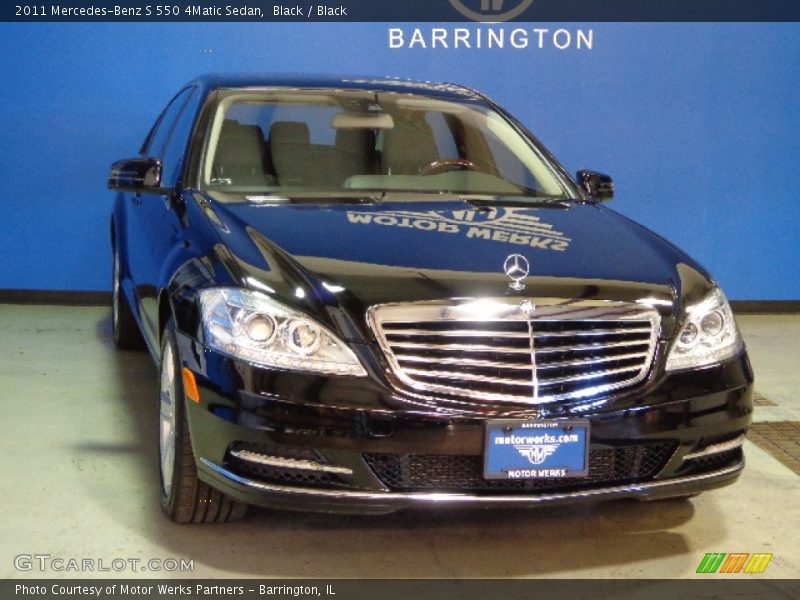 Black / Black 2011 Mercedes-Benz S 550 4Matic Sedan
