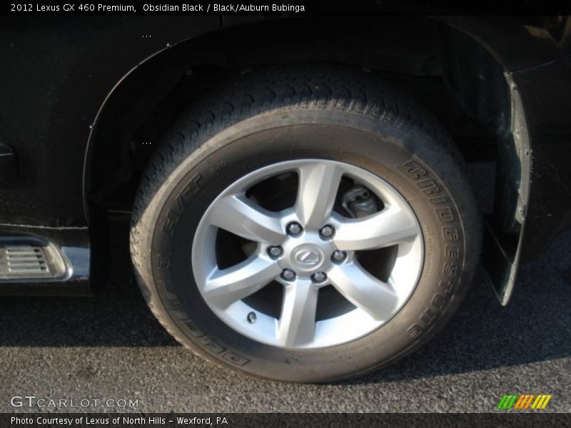 Obsidian Black / Black/Auburn Bubinga 2012 Lexus GX 460 Premium