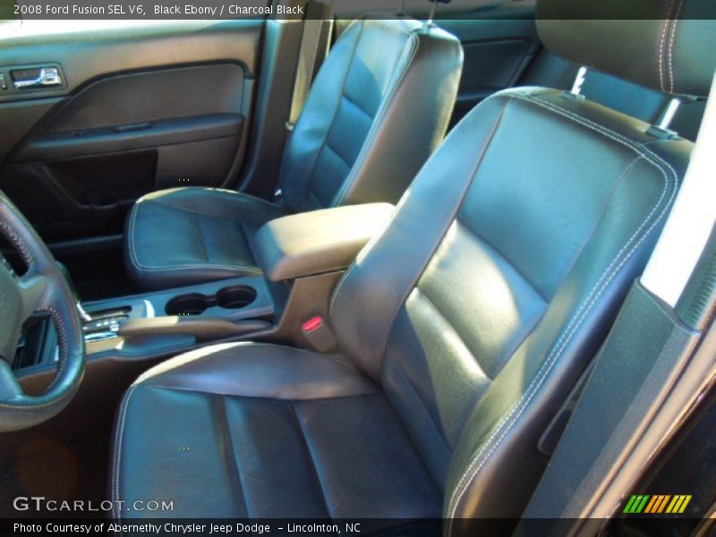Black Ebony / Charcoal Black 2008 Ford Fusion SEL V6