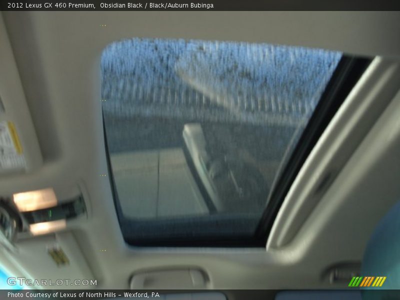 Obsidian Black / Black/Auburn Bubinga 2012 Lexus GX 460 Premium