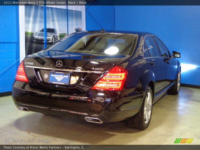 Black / Black 2011 Mercedes-Benz S 550 4Matic Sedan