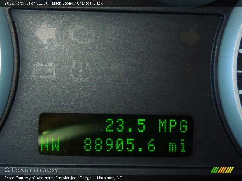 Black Ebony / Charcoal Black 2008 Ford Fusion SEL V6