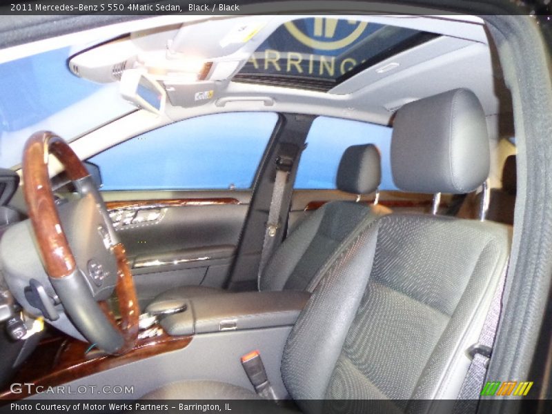 Black / Black 2011 Mercedes-Benz S 550 4Matic Sedan