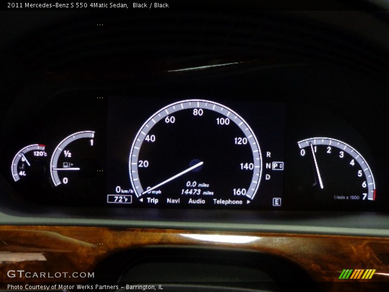Black / Black 2011 Mercedes-Benz S 550 4Matic Sedan