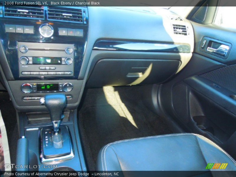 Black Ebony / Charcoal Black 2008 Ford Fusion SEL V6