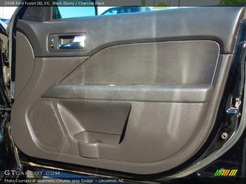 Black Ebony / Charcoal Black 2008 Ford Fusion SEL V6