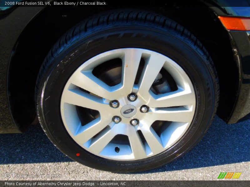 Black Ebony / Charcoal Black 2008 Ford Fusion SEL V6