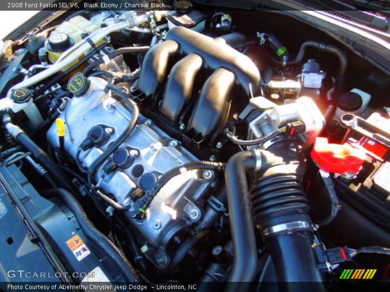 Black Ebony / Charcoal Black 2008 Ford Fusion SEL V6