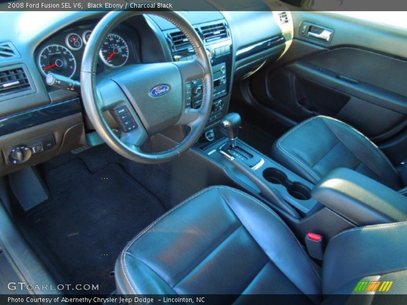 Black Ebony / Charcoal Black 2008 Ford Fusion SEL V6