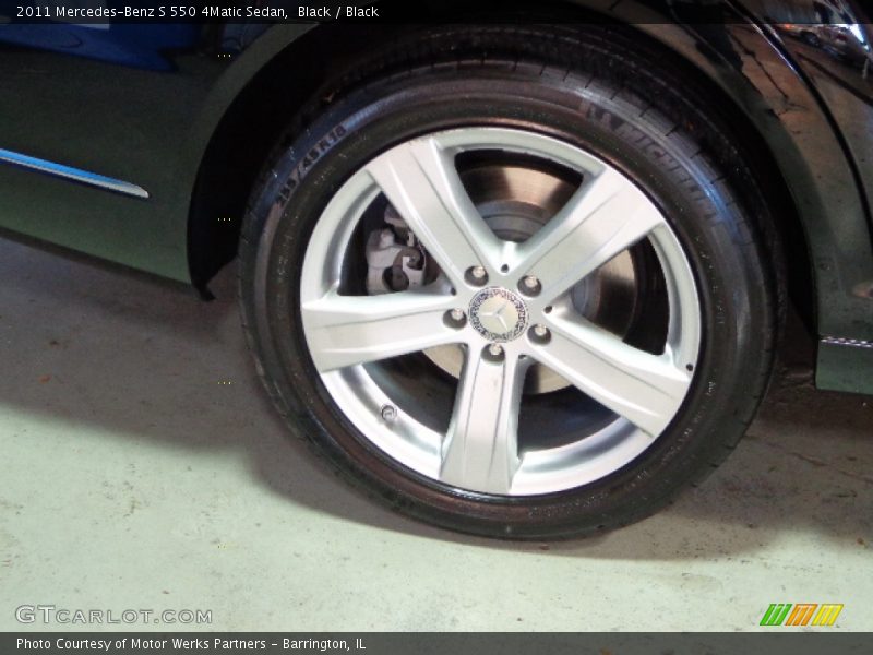 Black / Black 2011 Mercedes-Benz S 550 4Matic Sedan