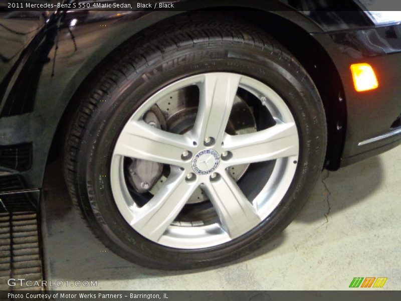 Black / Black 2011 Mercedes-Benz S 550 4Matic Sedan