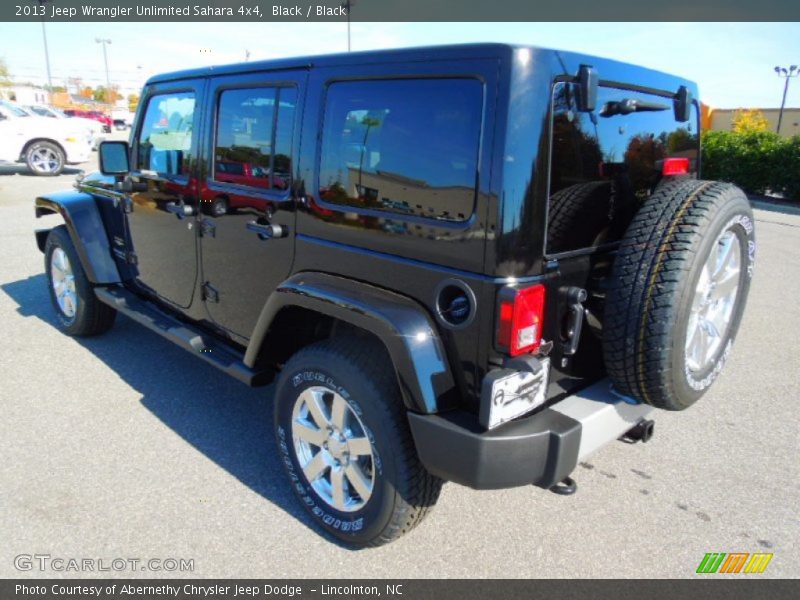 Black / Black 2013 Jeep Wrangler Unlimited Sahara 4x4