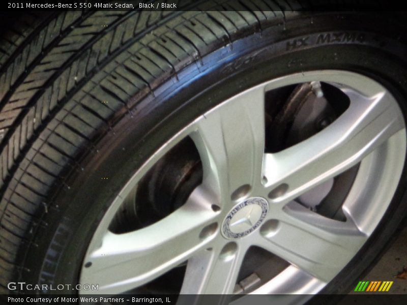 Black / Black 2011 Mercedes-Benz S 550 4Matic Sedan