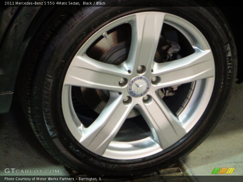 Black / Black 2011 Mercedes-Benz S 550 4Matic Sedan