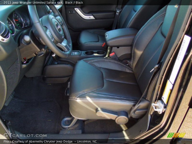 Black / Black 2013 Jeep Wrangler Unlimited Sahara 4x4