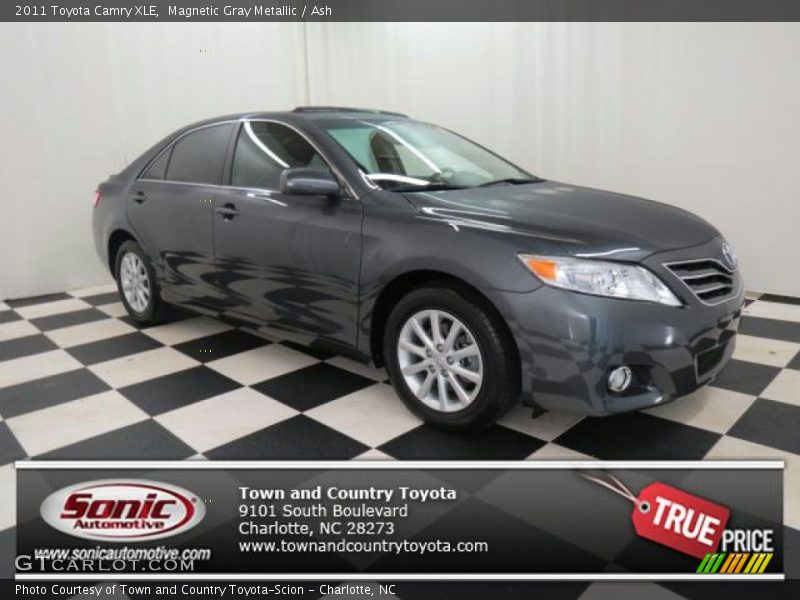 Magnetic Gray Metallic / Ash 2011 Toyota Camry XLE