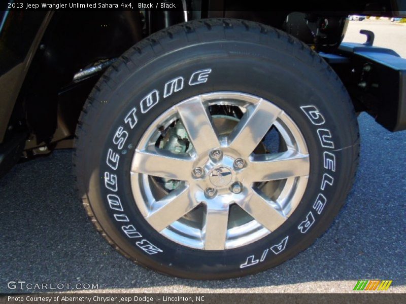 Black / Black 2013 Jeep Wrangler Unlimited Sahara 4x4